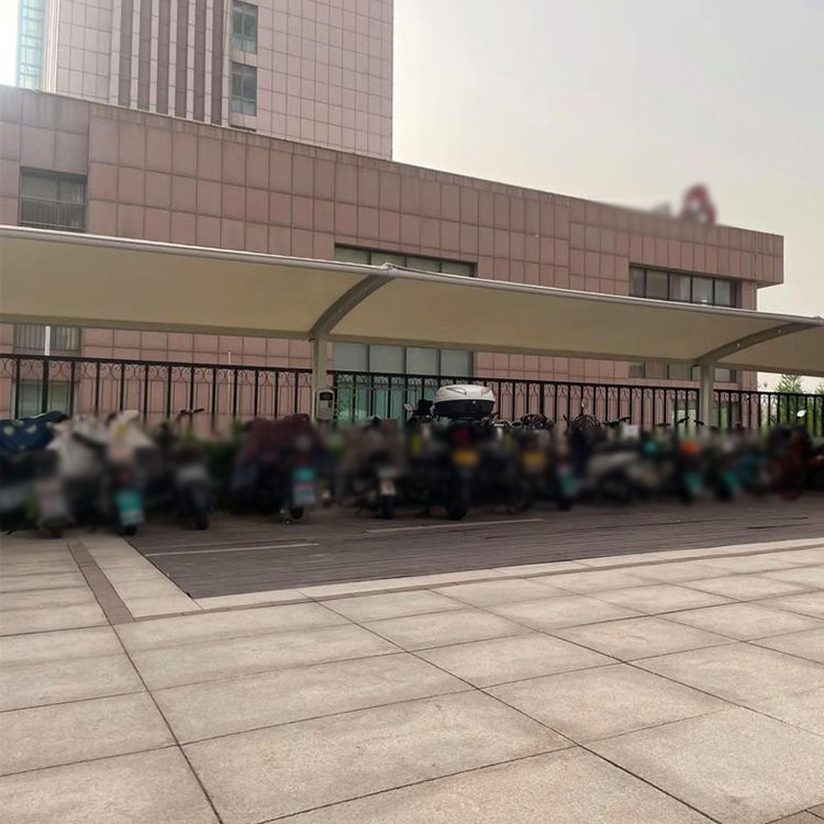 汤原县膜结构电动车棚